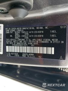 Zdjęcie 15 z 15 samochodu: 2022 TOYOTA HIGHLANDER HYBRID XLE VIN:5TDGARAHXNS511675 - miniatura