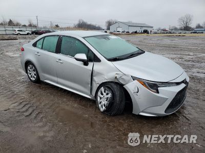 Czwarte zdjęcie samochodu z boku: 2021 TOYOTA COROLLA LE VIN:5YFEPMAE6MP208513 - miniatura
