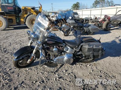 Trzecie zdjęcie samochodu z tyłu: 2013 HARLEY-DAVIDSON FLSTC HERITAGE SOFTAIL CLASSIC VIN:1HD1BWV17DB053984 - miniatura