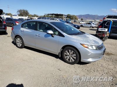 Czwarte zdjęcie samochodu z boku: 2012 HONDA CIVIC LX VIN:2HGFB2F51CH301137 - miniatura