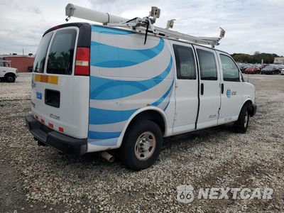 Trzecie zdjęcie samochodu z tyłu: 2013 CHEVROLET EXPRESS G2500 VIN:1GCWGFCA7D1139698 - miniatura