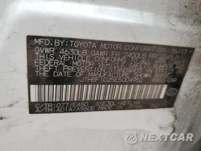 Zdjęcie 14 z 14 samochodu: 2014 LEXUS IS 250 VIN:JTHBF1D25E5004952 - miniatura