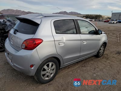 Trzecie zdjęcie samochodu z tyłu: 2014 MITSUBISHI MIRAGE ES VIN:ML32A4HJ9EH003310 - miniatura