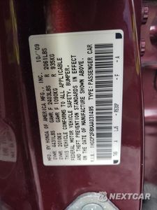 Zdjęcie 13 z 13 samochodu: 2010 HONDA ACCORD EXL VIN:1HGCP2F8XAA031495 - miniatura