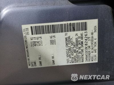 Zdjęcie 14 z 14 samochodu: 2009 NISSAN MAXIMA S VIN:1N4AA51E59C824263 - miniatura