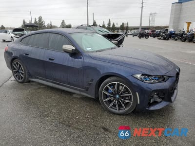 Czwarte zdjęcie samochodu z boku: 2023 BMW I4 M50 VIN:WBY33AW09PFR27196 - miniatura