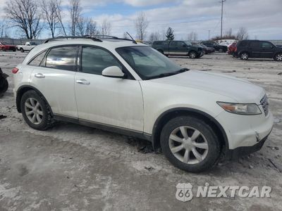 Czwarte zdjęcie samochodu z boku: 2005 INFINITI FX35 VIN:JNRAS08W25X218544 - miniatura