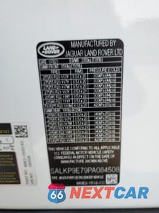 Zdjęcie 15 z 15 samochodu: 2023 LAND ROVER RANGE ROVER SE VIN:SALKP9E79PA084508 - miniatura