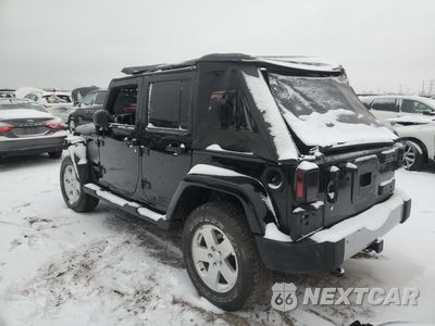 Drugie zdjęcie samochodu z przodu: 2014 JEEP WRANGLER UNLIMITED SAHARA VIN:1C4BJWEG7EL224306 - miniatura