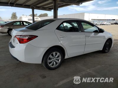 Trzecie zdjęcie samochodu z tyłu: 2014 TOYOTA COROLLA L VIN:2T1BURHE2EC221744 - miniatura