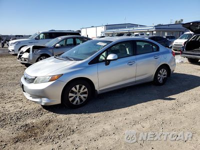 2012 HONDA CIVIC LX 2HGFB2F51CH301137 - główne zdjęcie licytacji z USA - miniatura