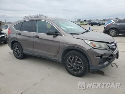 Czwarte zdjęcie samochodu z boku: 2016 HONDA CR-V SE VIN:5J6RM4H4XGL030474 - miniatura