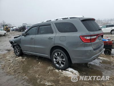 Drugie zdjęcie samochodu z przodu: 2019 DODGE DURANGO GT VIN:1C4RDJDG1KC606577 - miniatura