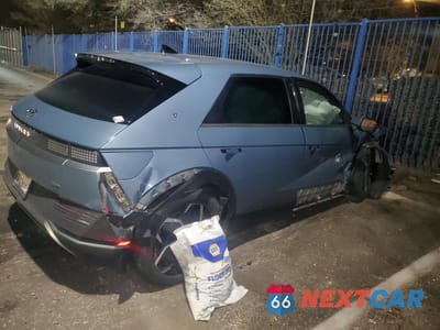 Trzecie zdjęcie samochodu z tyłu: 2022 HYUNDAI IONIQ 5 SE VIN:KM8KMDAF5NU100873 - miniatura