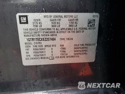 Zdjęcie 12 z 12 samochodu: 2014 GMC SIERRA C1500 VIN:1GTR1TECXEZ257484 - miniatura