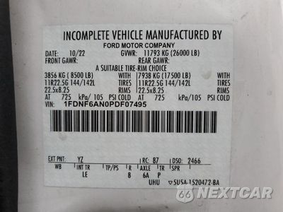 Zdjęcie 12 z 12 samochodu: 2023 FORD F650 SUPER DUTY VIN:1FDNF6AN0PDF07495 - miniatura