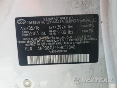 Zdjęcie 12 z 13 samochodu: 2017 HYUNDAI ELANTRA SE VIN:5NPD84LF5HH052840 - miniatura