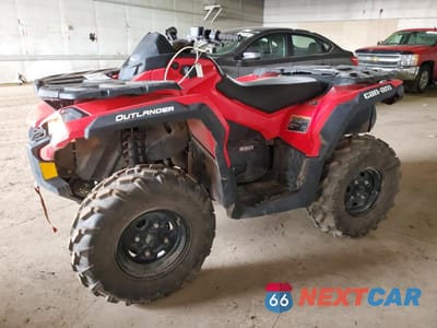 Drugie zdjęcie samochodu z przodu: 2022 CAN-AM OUTLANDER 650 VIN:3JBLGAJ45NJ000021 - miniatura