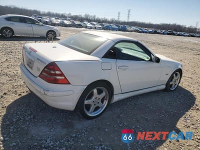 Trzecie zdjęcie samochodu z tyłu: 2002 MERCEDES-BENZ SLK 230 KOMPRESSOR VIN:WDBKK49F42F266833 - miniatura