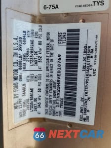 Zdjęcie 12 z 12 samochodu: 1997 FORD F250 VIN:1FTHX25H8VED10769 - miniatura