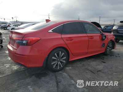 Trzecie zdjęcie samochodu z tyłu: 2022 HONDA CIVIC EX VIN:2HGFE1F7XNH325720 - miniatura