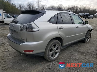 Trzecie zdjęcie samochodu z tyłu: 2007 LEXUS RX 400H VIN:JTJHW31U872038298 - miniatura