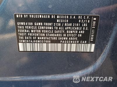 Zdjęcie 12 z 12 samochodu: 2016 VOLKSWAGEN JETTA S VIN:3VW267AJ6GM337686 - miniatura