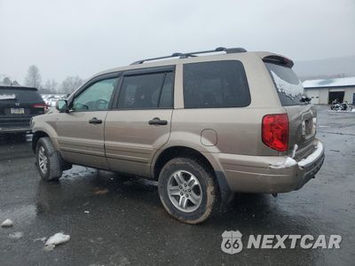 Drugie zdjęcie samochodu z przodu: 2003 HONDA PILOT EXL VIN:2HKYF18533H586398 - miniatura