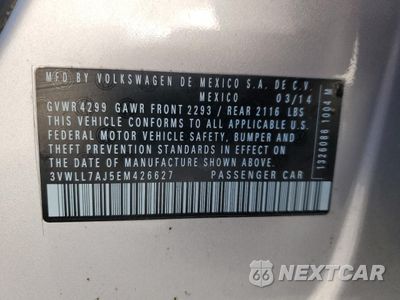Zdjęcie 12 z 14 samochodu: 2014 VOLKSWAGEN JETTA TDI VIN:3VWLL7AJ5EM426627 - miniatura