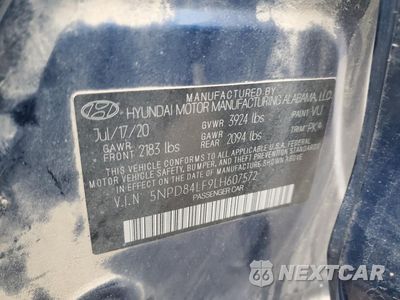 Zdjęcie 14 z 15 samochodu: 2020 HYUNDAI ELANTRA SEL VIN:5NPD84LF9LH607572 - miniatura