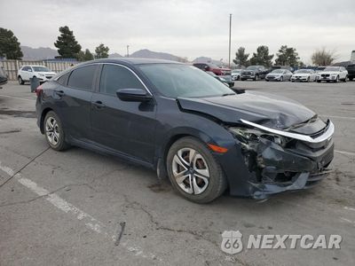 Czwarte zdjęcie samochodu z boku: 2018 HONDA CIVIC LX VIN:19XFC2F50JE022668 - miniatura