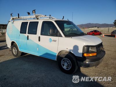 Czwarte zdjęcie samochodu z boku: 2014 CHEVROLET EXPRESS G2500 VIN:1GCWGFCA0E1914134 - miniatura