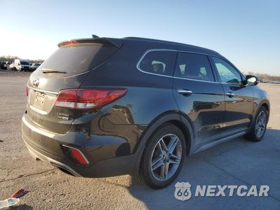 Trzecie zdjęcie samochodu z tyłu: 2017 HYUNDAI SANTA FE SE ULTIMATE VIN:KM8SRDHF2HU247230 - miniatura