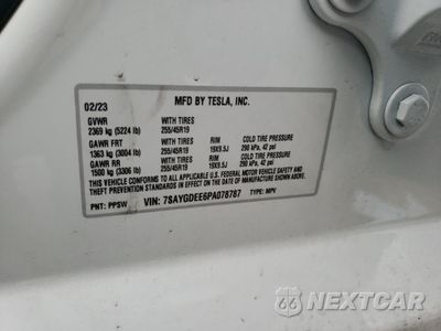 Zdjęcie 12 z 12 samochodu: 2023 TESLA MODEL Y VIN:7SAYGDEE6PA078787 - miniatura