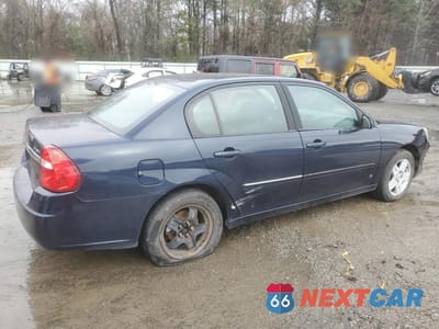 Trzecie zdjęcie samochodu z tyłu: 2006 CHEVROLET MALIBU LT VIN:1G1ZT51836F203690 - miniatura