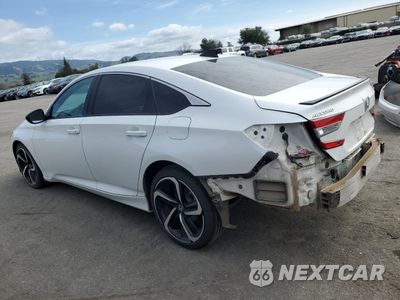 Drugie zdjęcie samochodu z przodu: 2021 HONDA ACCORD SPORT VIN:1HGCV1F3XMA056406 - miniatura