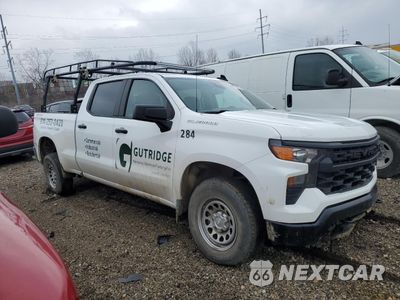 Czwarte zdjęcie samochodu z boku: 2024 CHEVROLET SILVERADO K1500 VIN:3GCPDAEK1RG115640 - miniatura