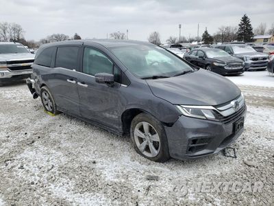 Czwarte zdjęcie samochodu z boku: 2020 HONDA ODYSSEY EXL VIN:5FNRL6H71LB039155 - miniatura