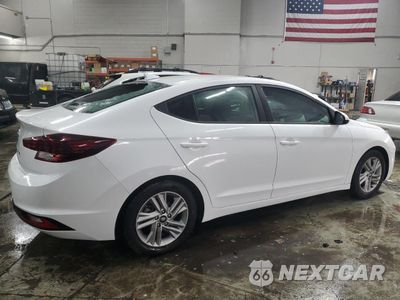 Trzecie zdjęcie samochodu z tyłu: 2020 HYUNDAI ELANTRA SEL VIN:5NPD84LF1LH533130 - miniatura
