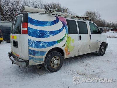 Trzecie zdjęcie samochodu z tyłu: 2014 CHEVROLET EXPRESS G2500 VIN:1GCWGFCA2E1213160 - miniatura