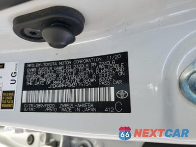 Zdjęcie 13 z 13 samochodu: 2021 TOYOTA PRIUS PRIME LE VIN:JTDKAMFP5M3175754 - miniatura