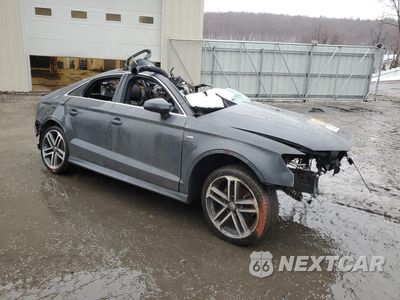 Czwarte zdjęcie samochodu z boku: 2018 AUDI A3 PREMIUM PLUS VIN:WAUJ8GFF2J1045709 - miniatura