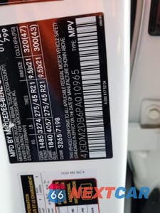 Zdjęcie 12 z 12 samochodu: 2023 MERCEDES-BENZ EQS SUV 450+ VIN:4JGDM2DB6PA010965 - miniatura