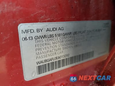 Zdjęcie 14 z 14 samochodu: 2014 AUDI S4 PREMIUM PLUS VIN:WAUBGAFL0EA013292 - miniatura