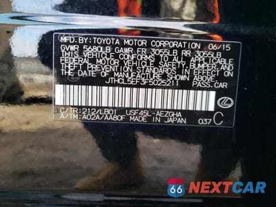 Zdjęcie 14 z 14 samochodu: 2015 LEXUS LS 460 VIN:JTHCL5EF3F5025211 - miniatura