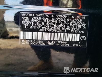 Zdjęcie 14 z 14 samochodu: 2015 LEXUS LS 460 VIN:JTHCL5EF3F5025211 - miniatura