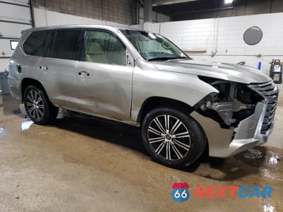Czwarte zdjęcie samochodu z boku: 2018 LEXUS LX 570 VIN:JTJHY7AX8J4256538 - miniatura