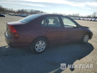 Trzecie zdjęcie samochodu z tyłu: 2003 HONDA CIVIC LX VIN:2HGES16503H573295 - miniatura