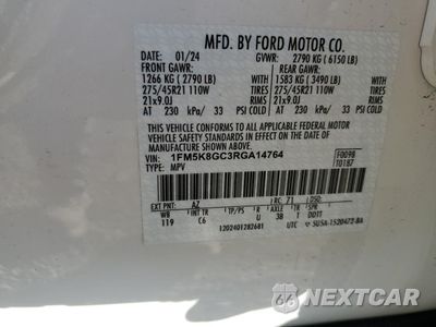 Zdjęcie 15 z 15 samochodu: 2024 FORD EXPLORER ST VIN:1FM5K8GC3RGA14764 - miniatura