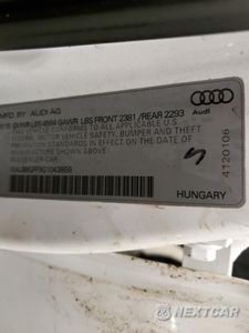 Zdjęcie 14 z 14 samochodu: 2016 AUDI A3 PREMIUM VIN:WAUB8GFF9G1043856 - miniatura